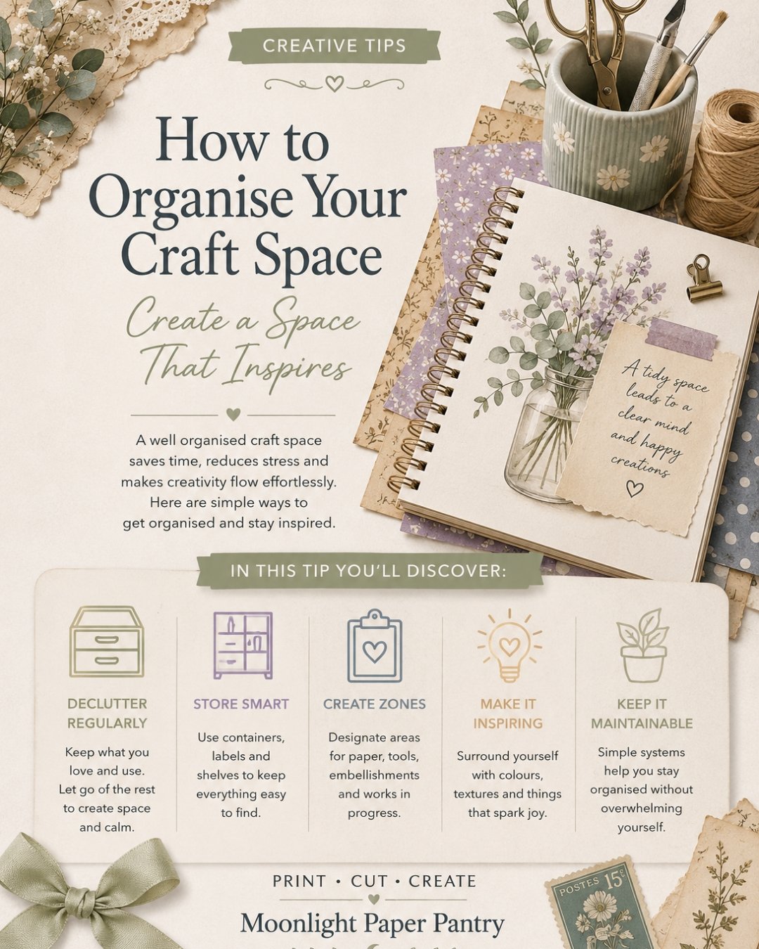 How To Organise Your Craft Space