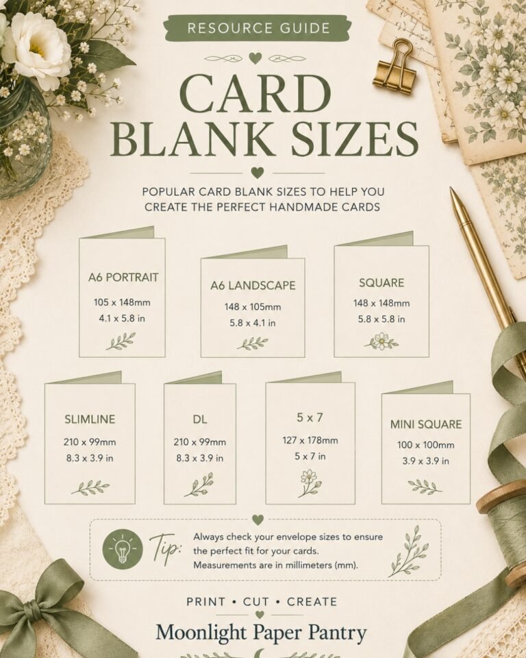 Card Blank Sizes