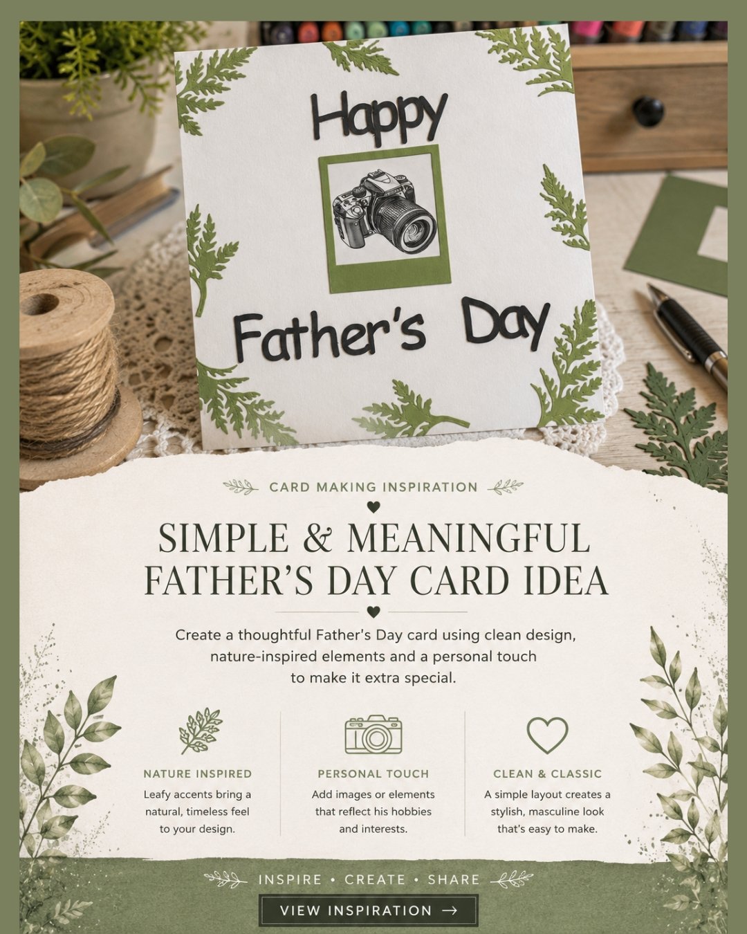 Camera Father’s Day Card