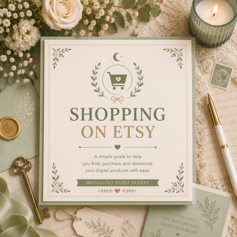 Shopping on Etsy