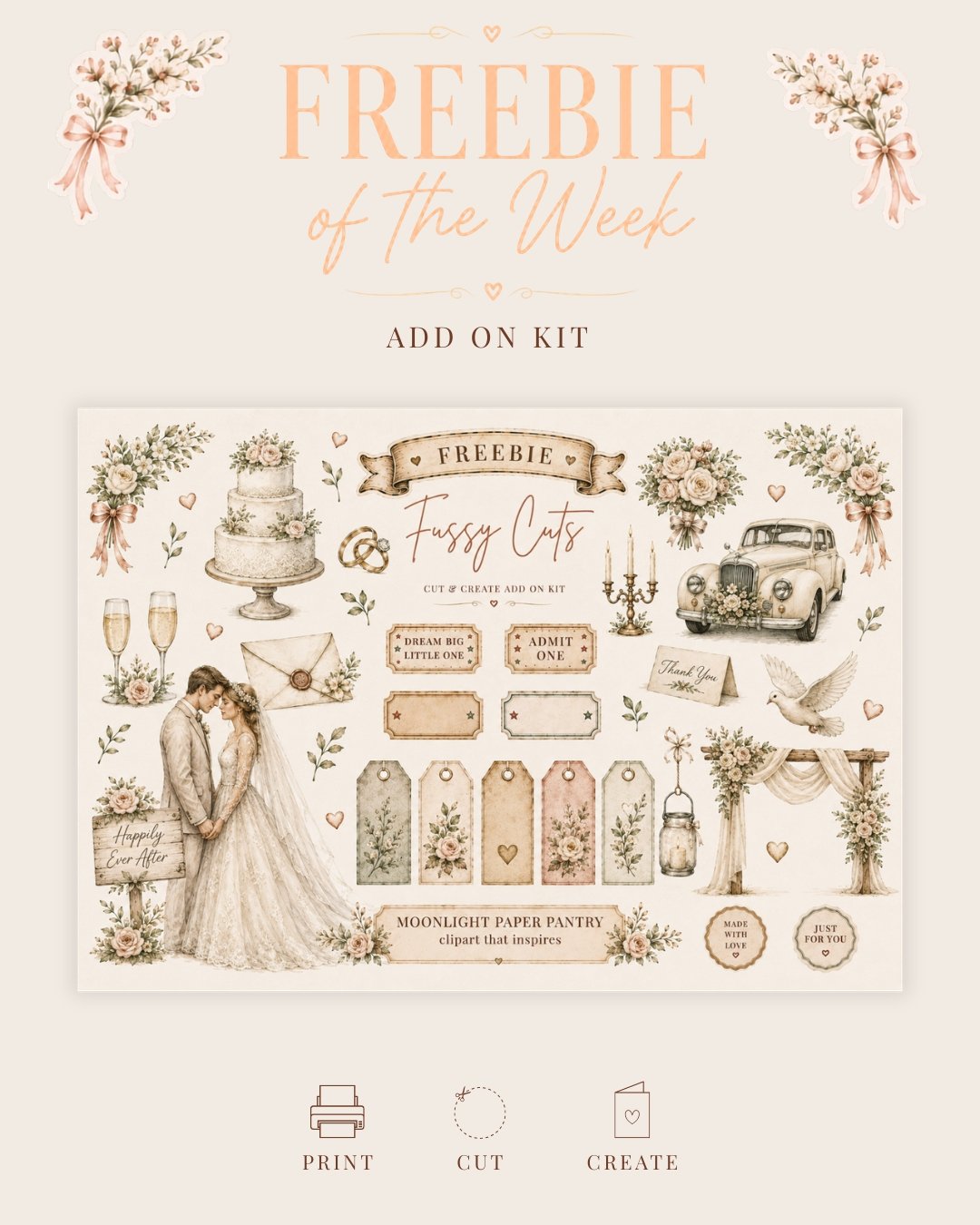 Wedding Fussy Cuts